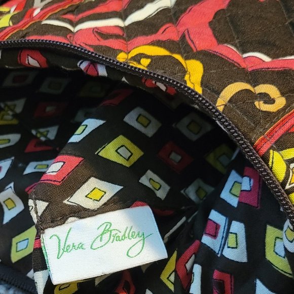 Vera Bradley Quilted Shoulder Tote -Retired Autumnal Puccini Pattern NEW - Picture 5 of 11